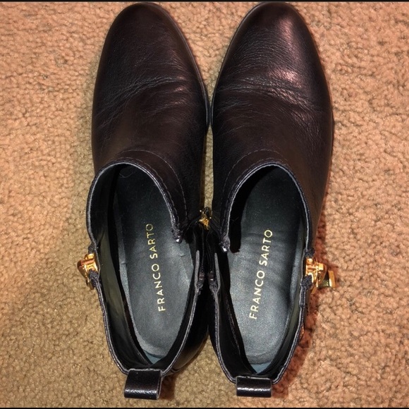 Franco Sarto black booties, size 7 - Picture 2 of 4